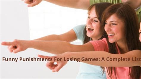 punishments for losing games|random punishment generator.